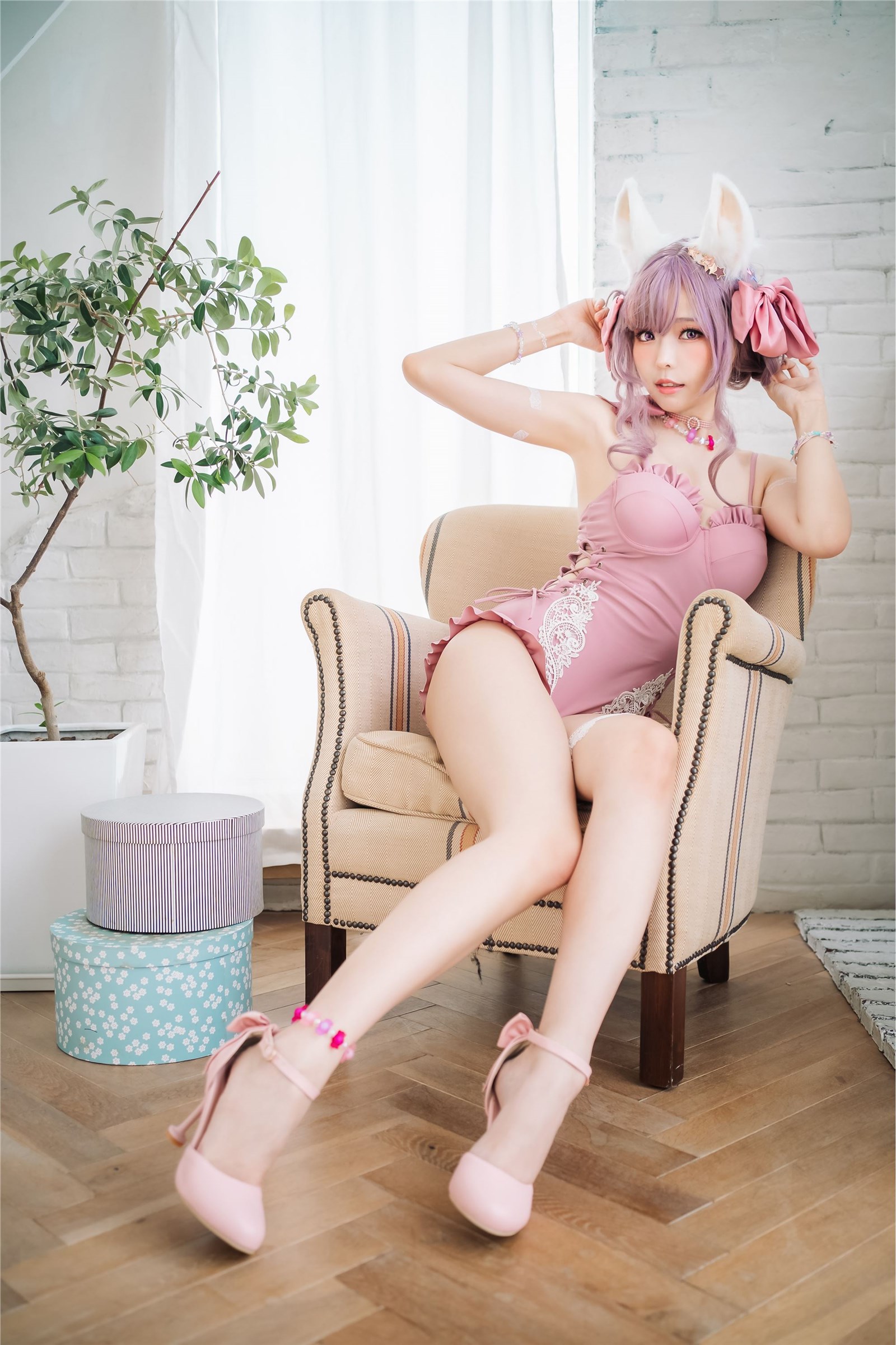 ElyEE sub - NO.82 Fluffy Summer - Original Swimsuit pink(29)